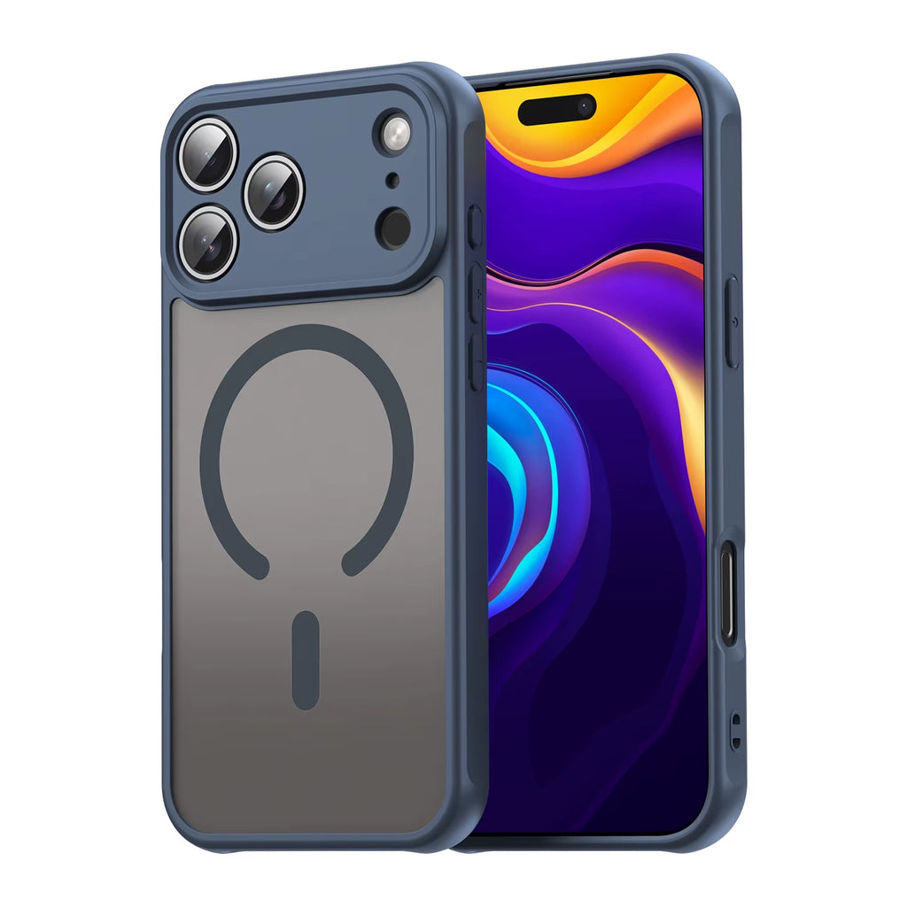 For Magsafe Strong Magnetic Wireless Charging Case for Iphone 17 Pro Max Air 17Promax 5G Shockproof Matte Back Cover Coque